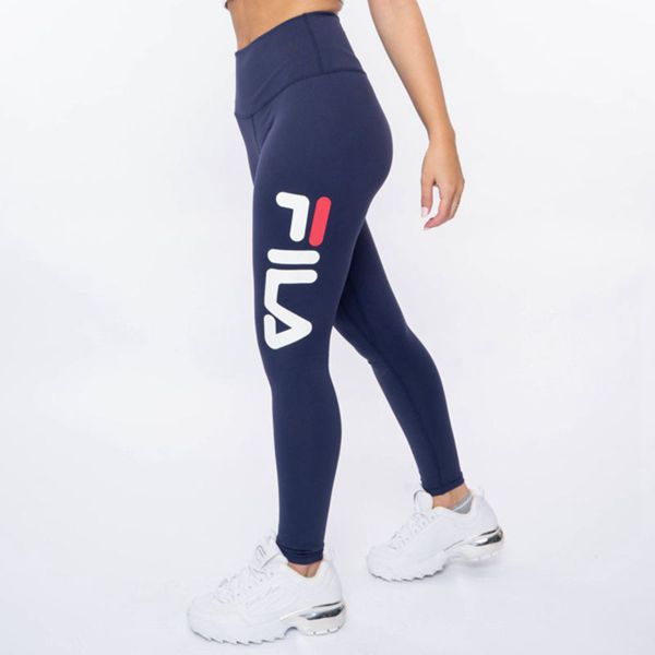 Fila Asher Women's Leggings - Navy,NZ 450-19457